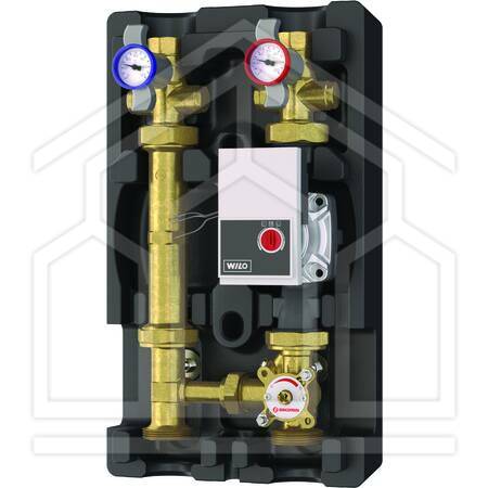 R586R GRUPPO PREMONTATO ø1.1/2"Mx1"F CON CIRCOLATORE E MISCELATORE R297