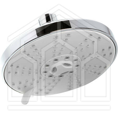 ELEMENTS EH7 SOFFIONE DOCCIA 4 GETTI ø 15,5 cm CROMO