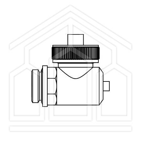 TECEricambi Floor VALVOLA DI RIEMPIMENTO DA 1/2" X COLLET.